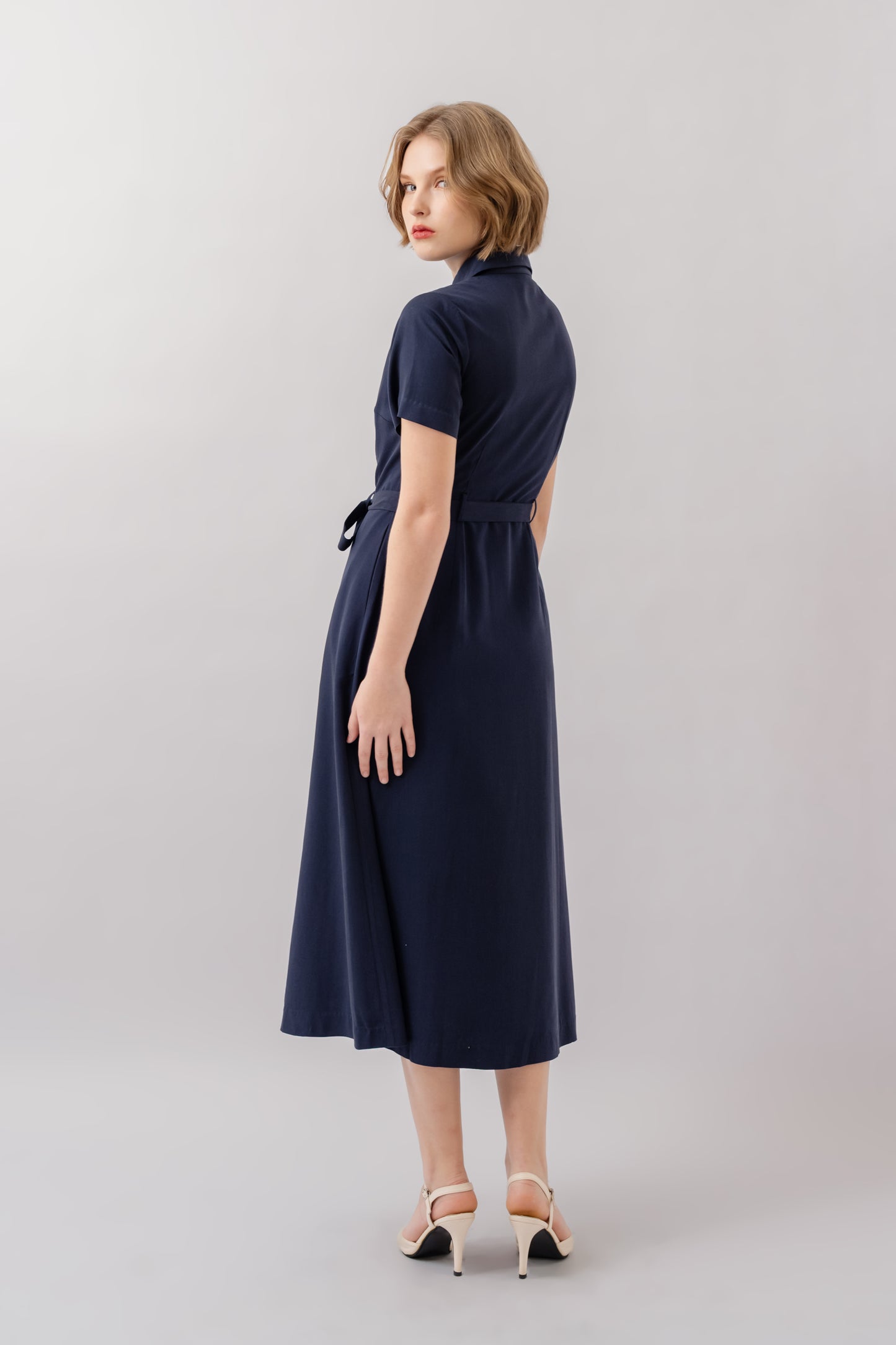 Classic Shirt Dress - Navy (2nd Edition)