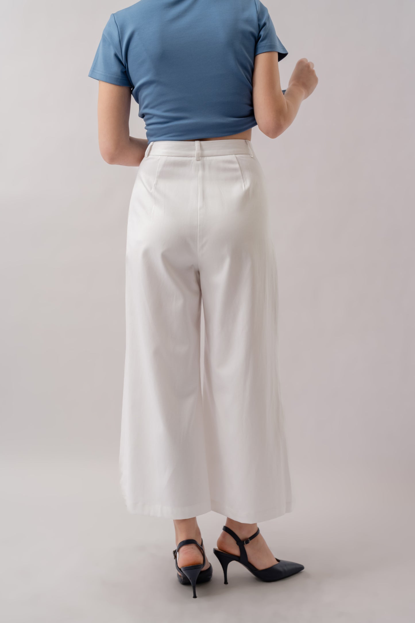 Tencel Wide Legged Pants - White