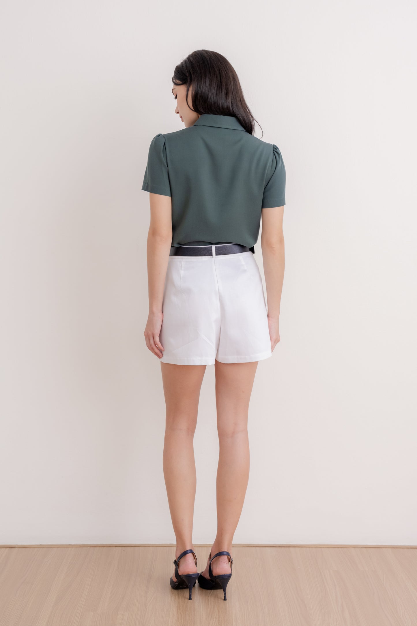 Signature Shirt Blouse - Forest