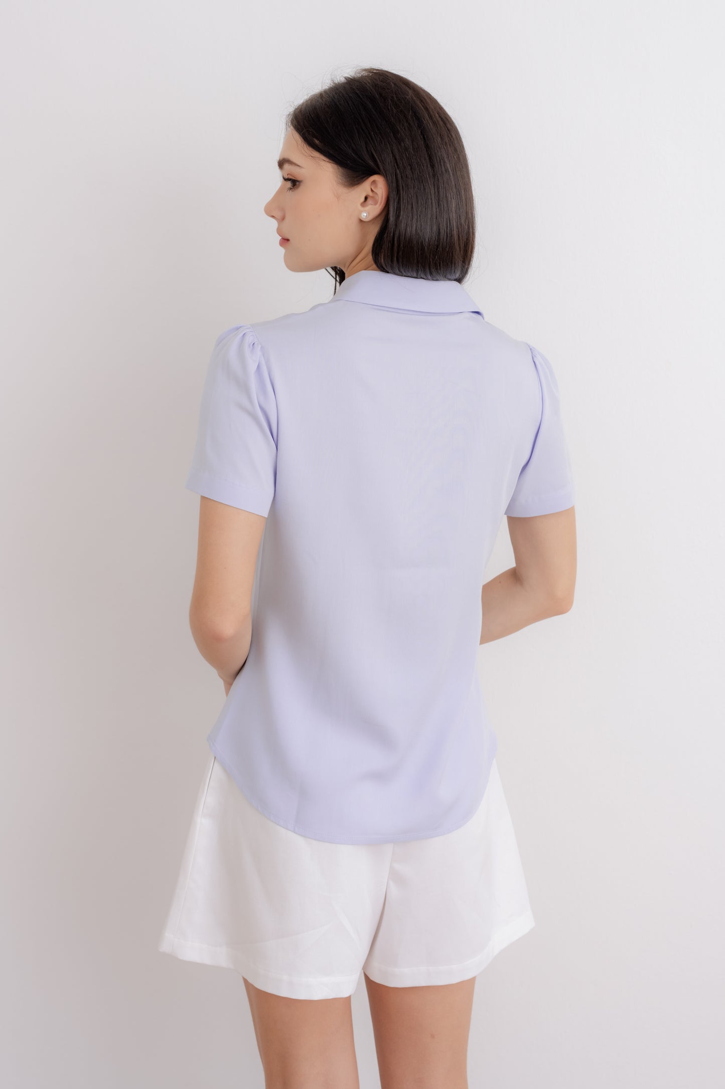 Signature Shirt Blouse - Sky