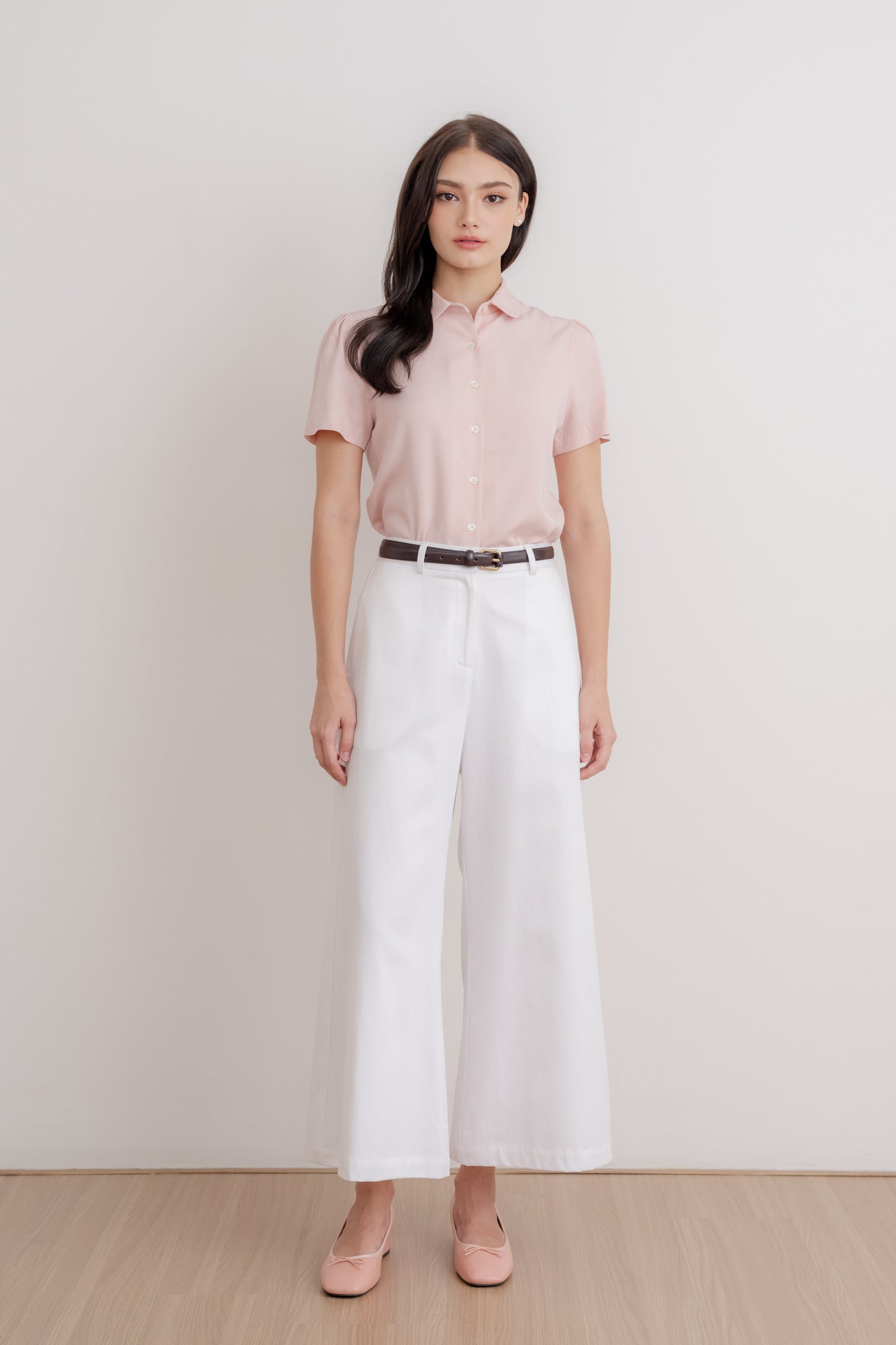 Tencel Wide Legged Pants - White