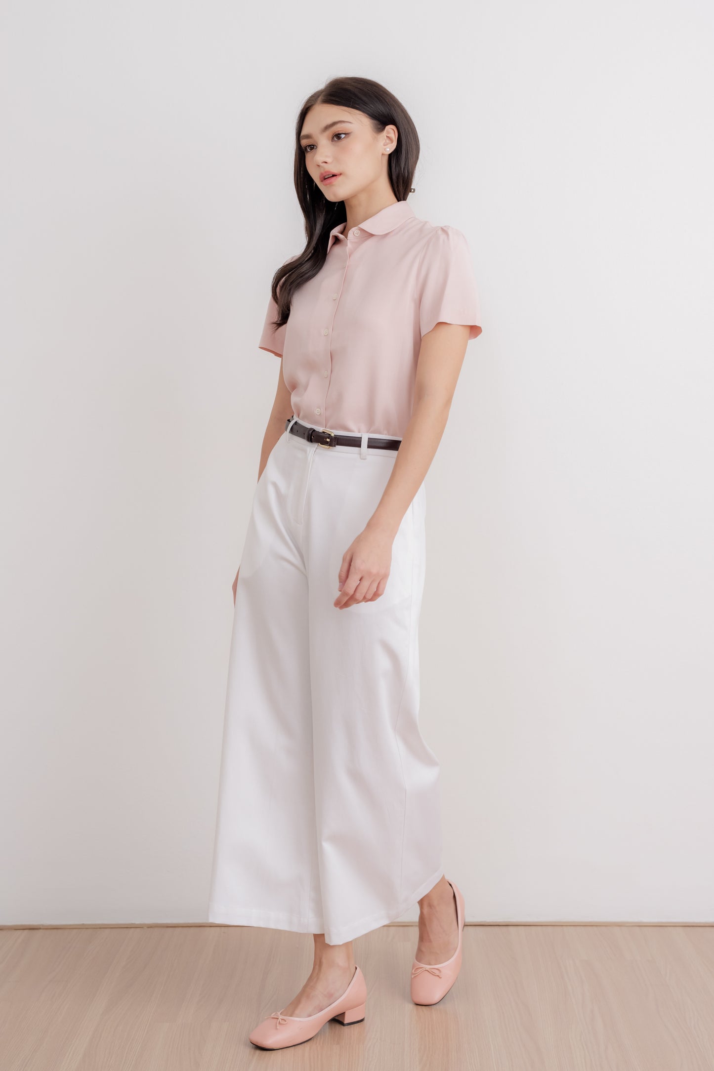 Tencel Wide Legged Pants - White