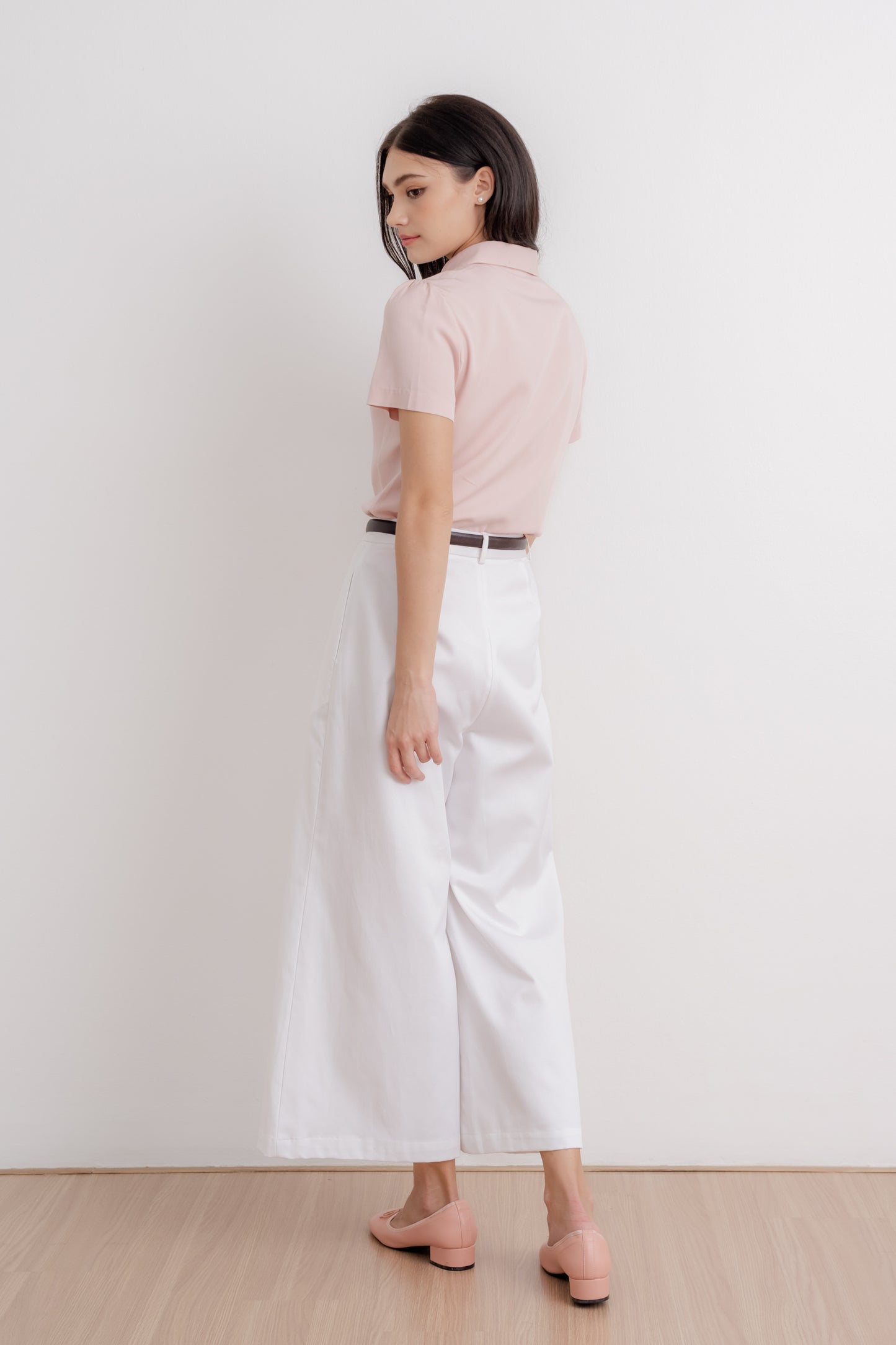 Tencel Wide Legged Pants - White