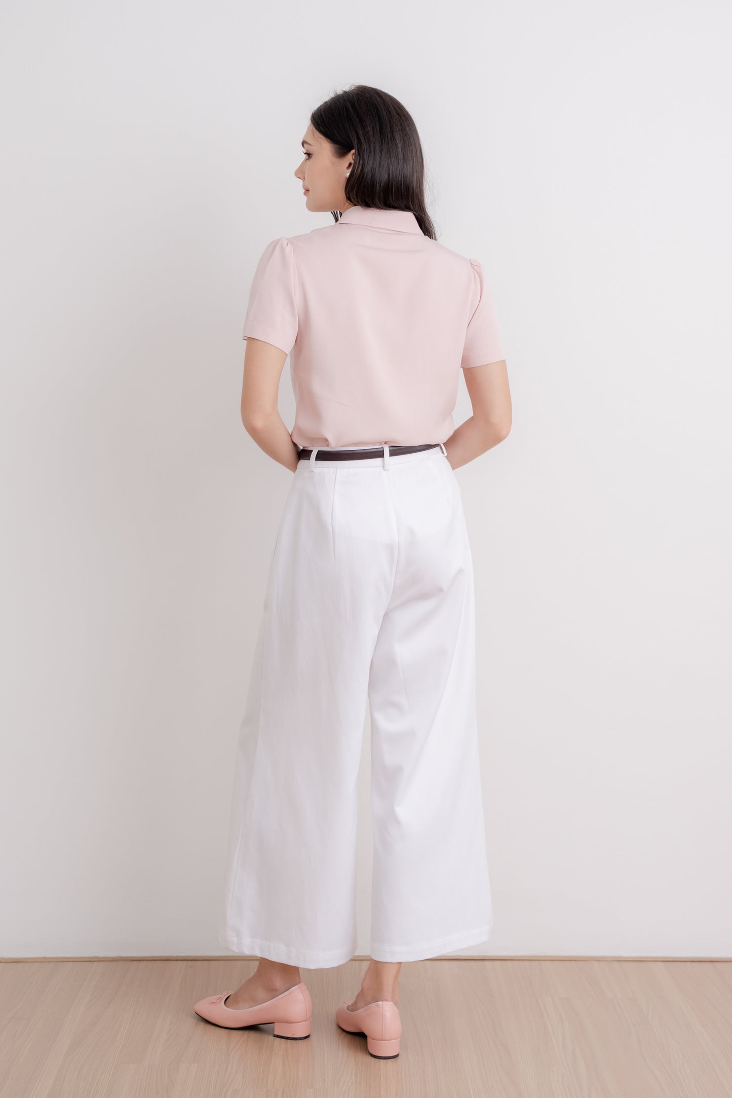 Tencel Wide Legged Pants - White