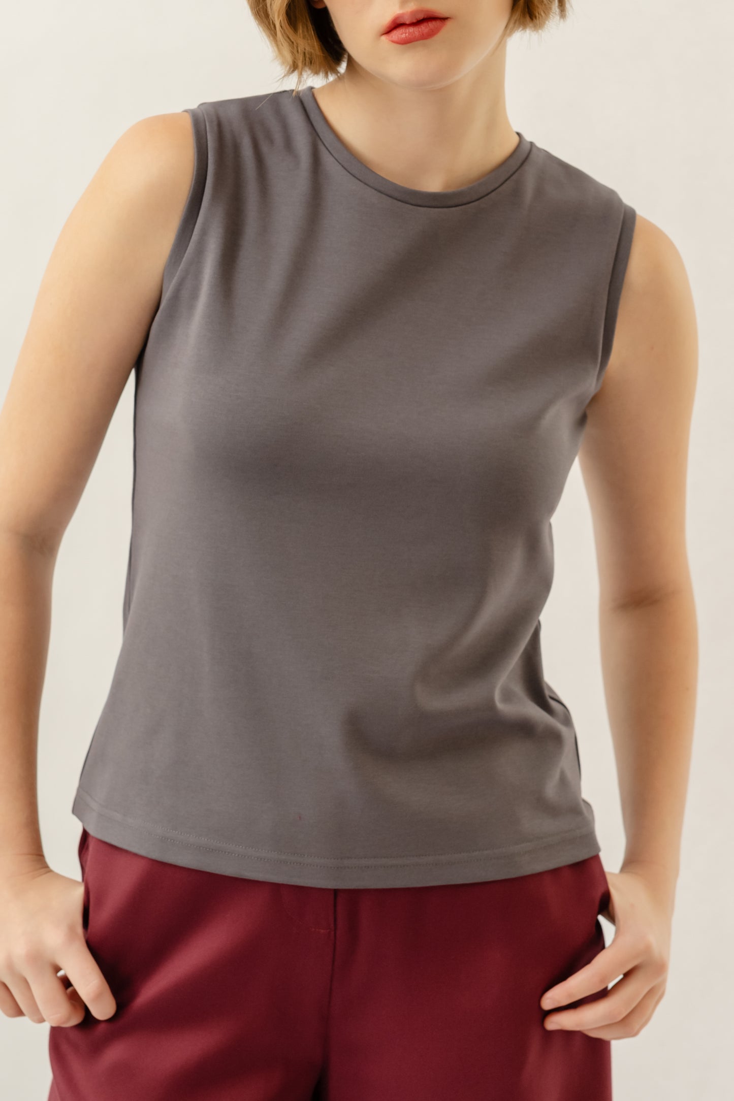 Sleeveless Top - Slate