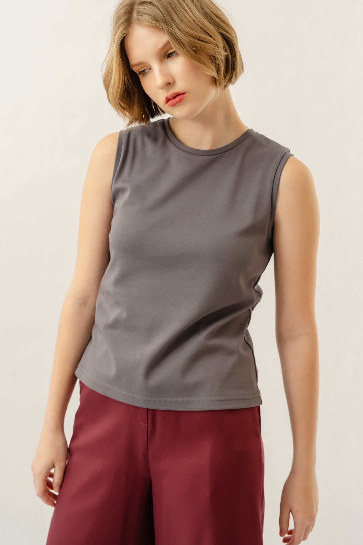 Sleeveless Top - Slate