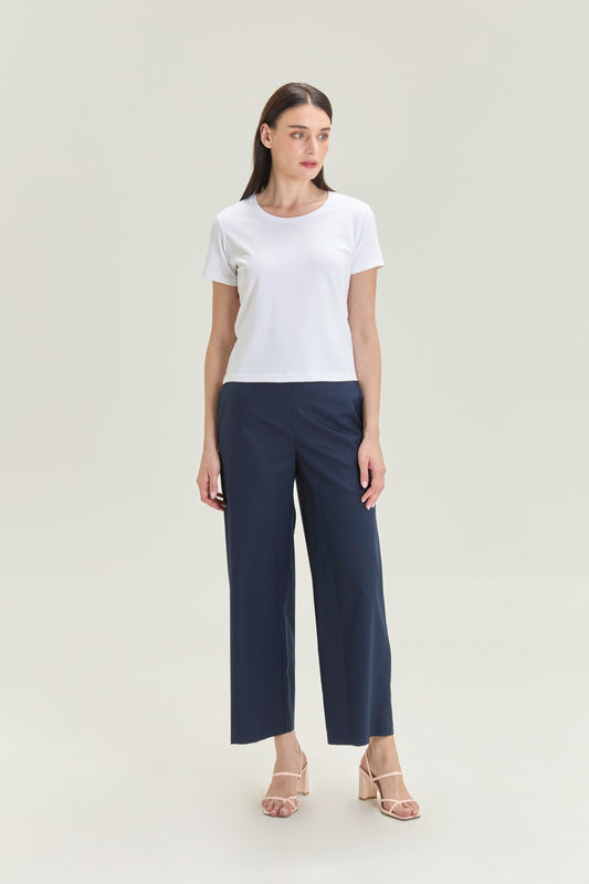 City Tee, Crew Neck - White