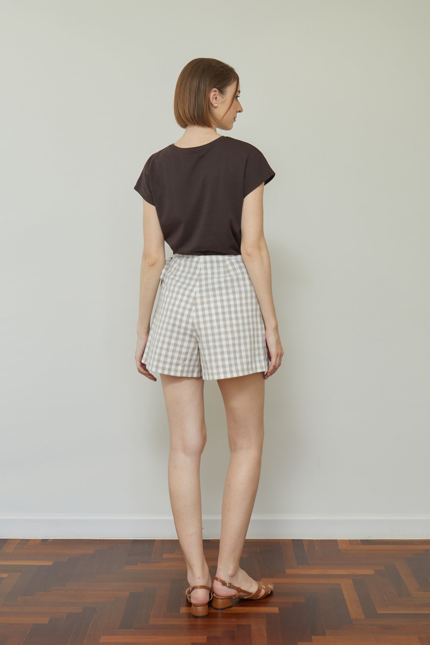 Cap Sleeve Top - Chocolate