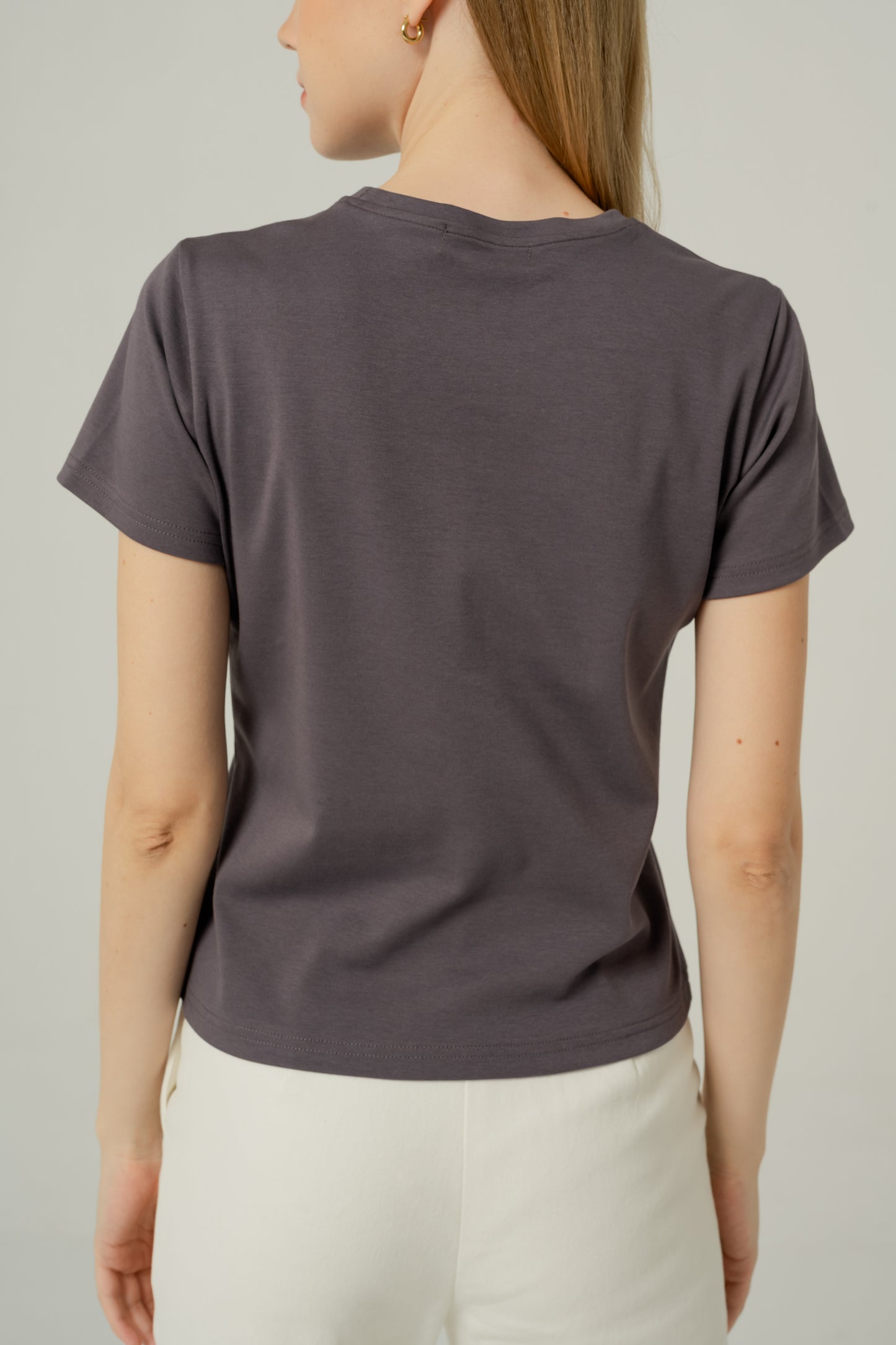 Crew Neck Top - Slate
