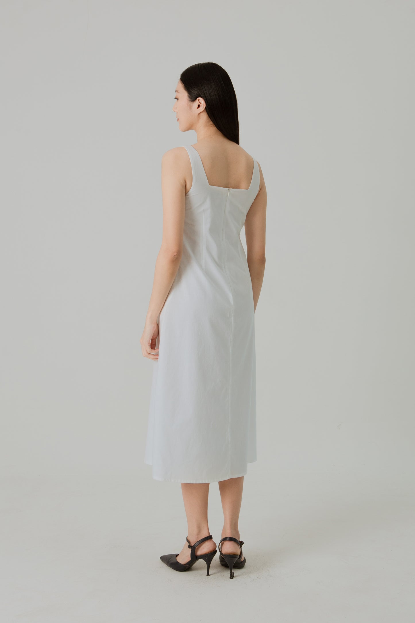 Aire Layered Tea Dress - Sky