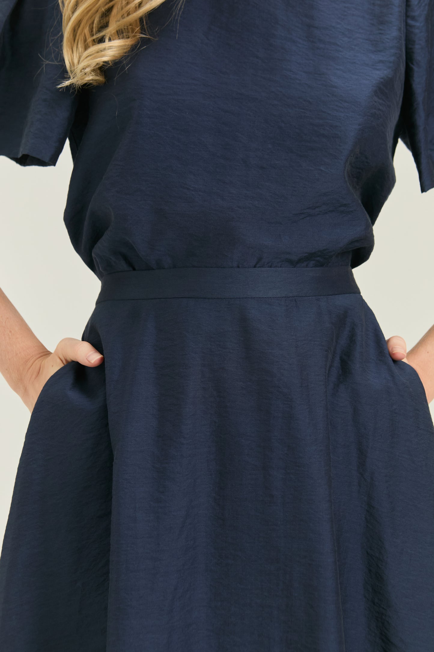 Afternoon Tea A-line Skirt - Midnight Pearl