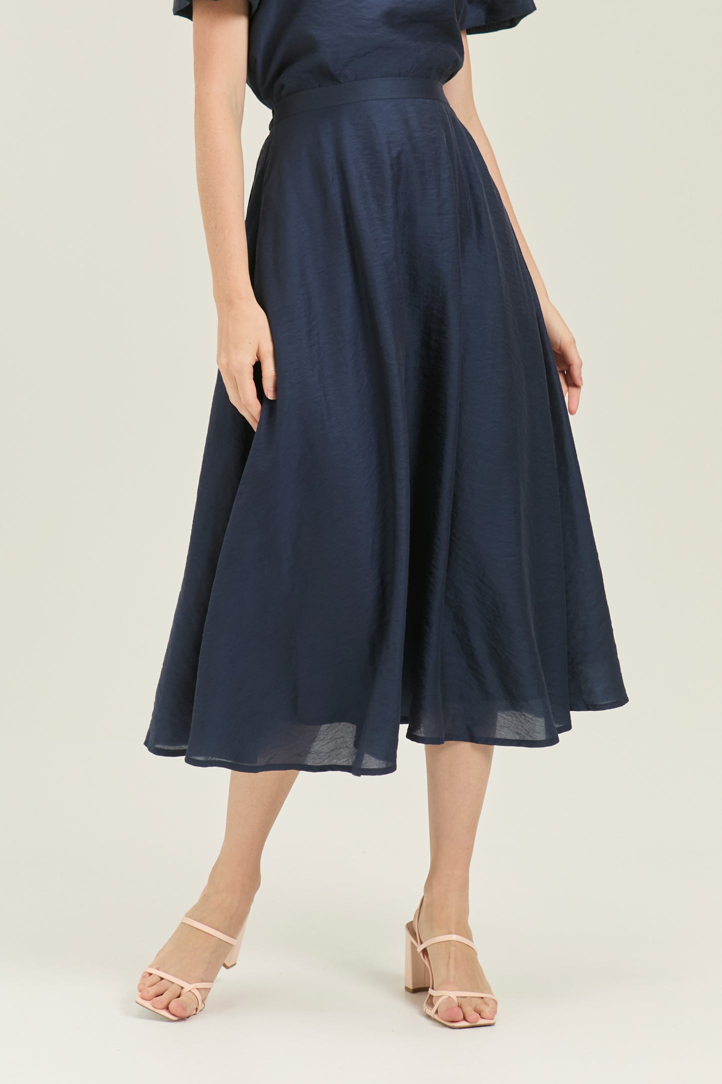 Afternoon Tea A-line Skirt - Midnight Pearl
