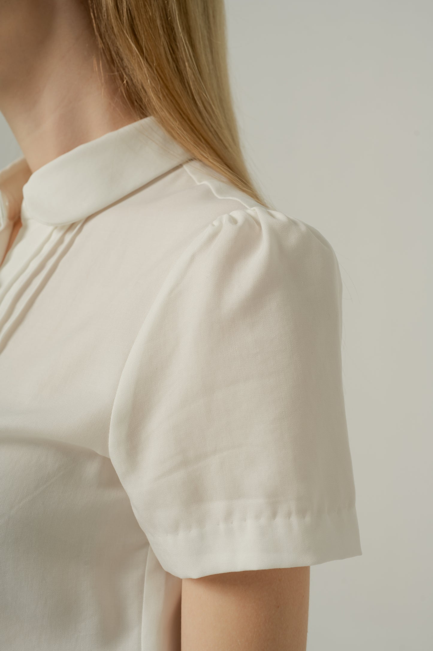 Signature Pintuck Blouse - Ivory
