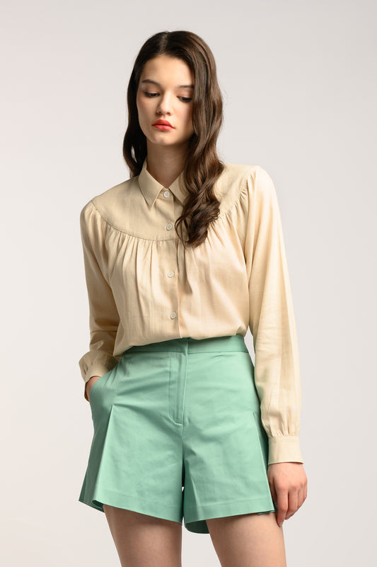 Relaxed Linen Shirt - Ecru