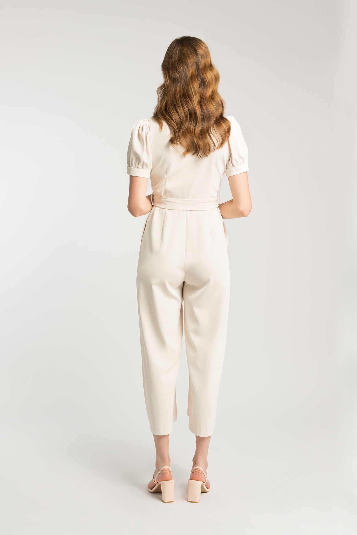 Straight-Leg Jumpsuit - Ivory
