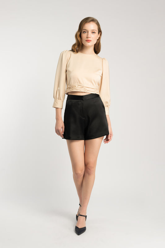 High Waist Shorts - Black
