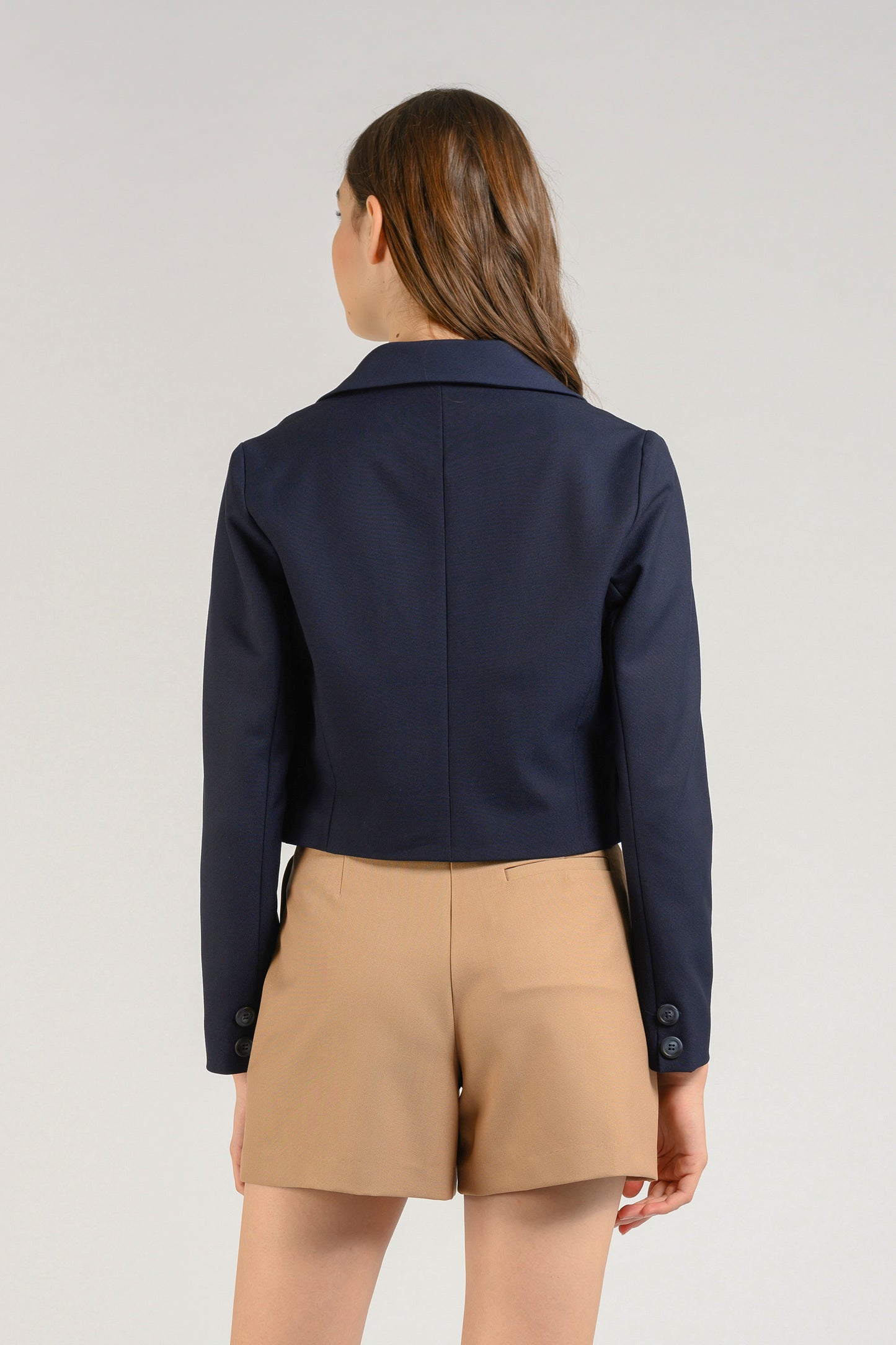 Collared Jacket - Navy