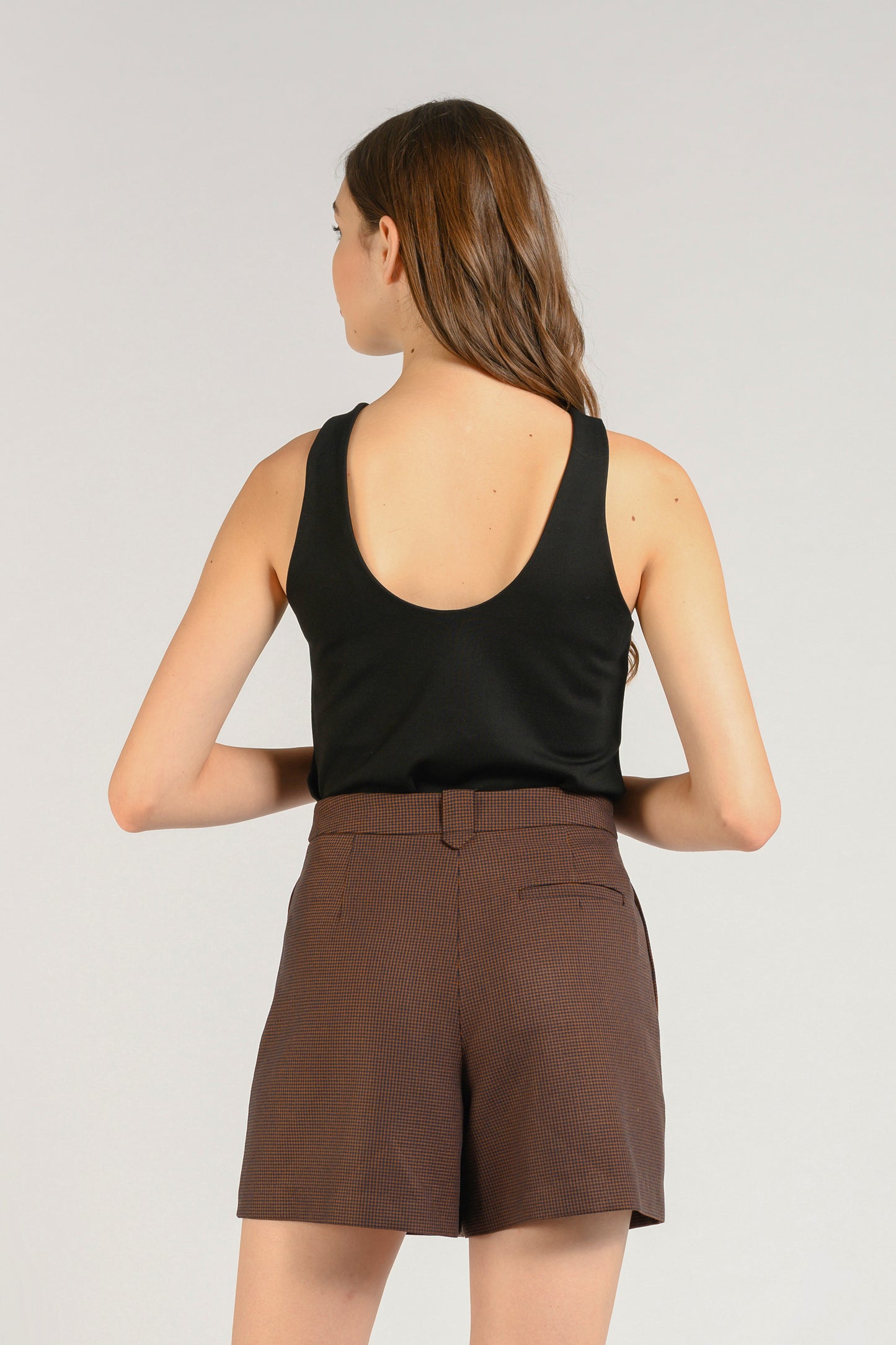 Round-Neck Top - Black