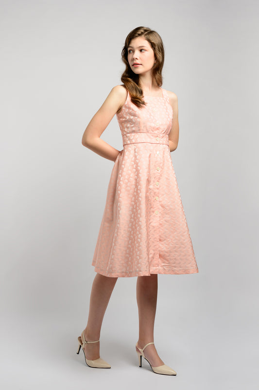 Square Neck Midi Dress