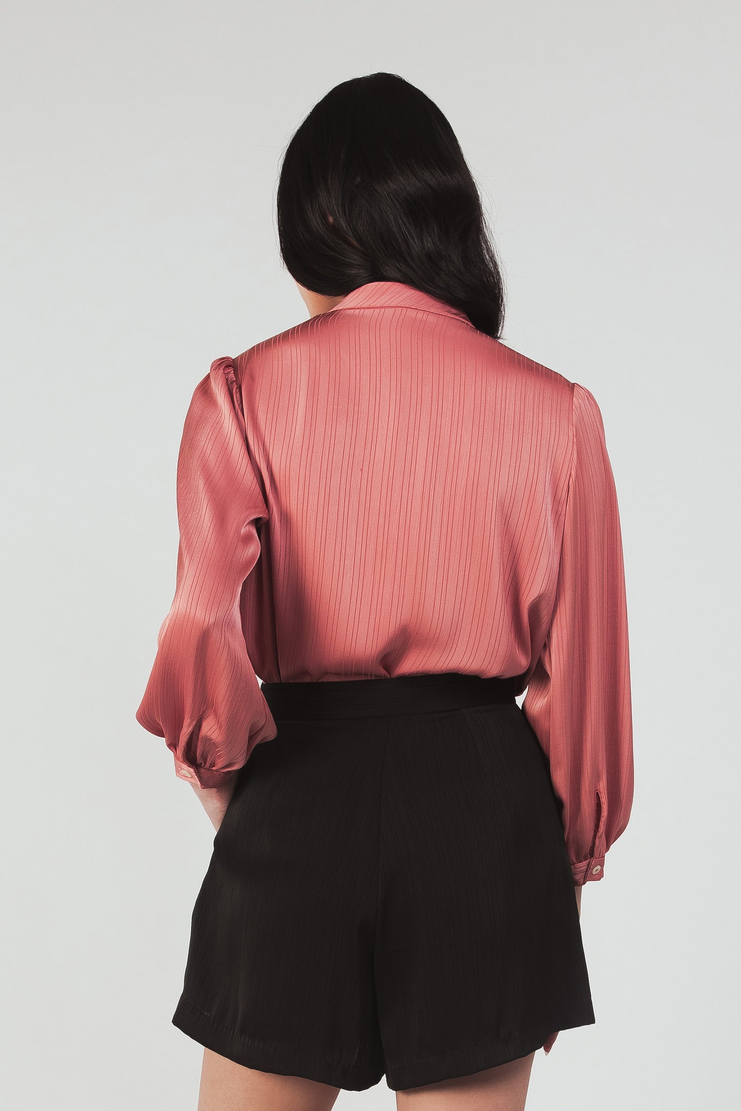 Tie Ribbon Blouse - Mauve