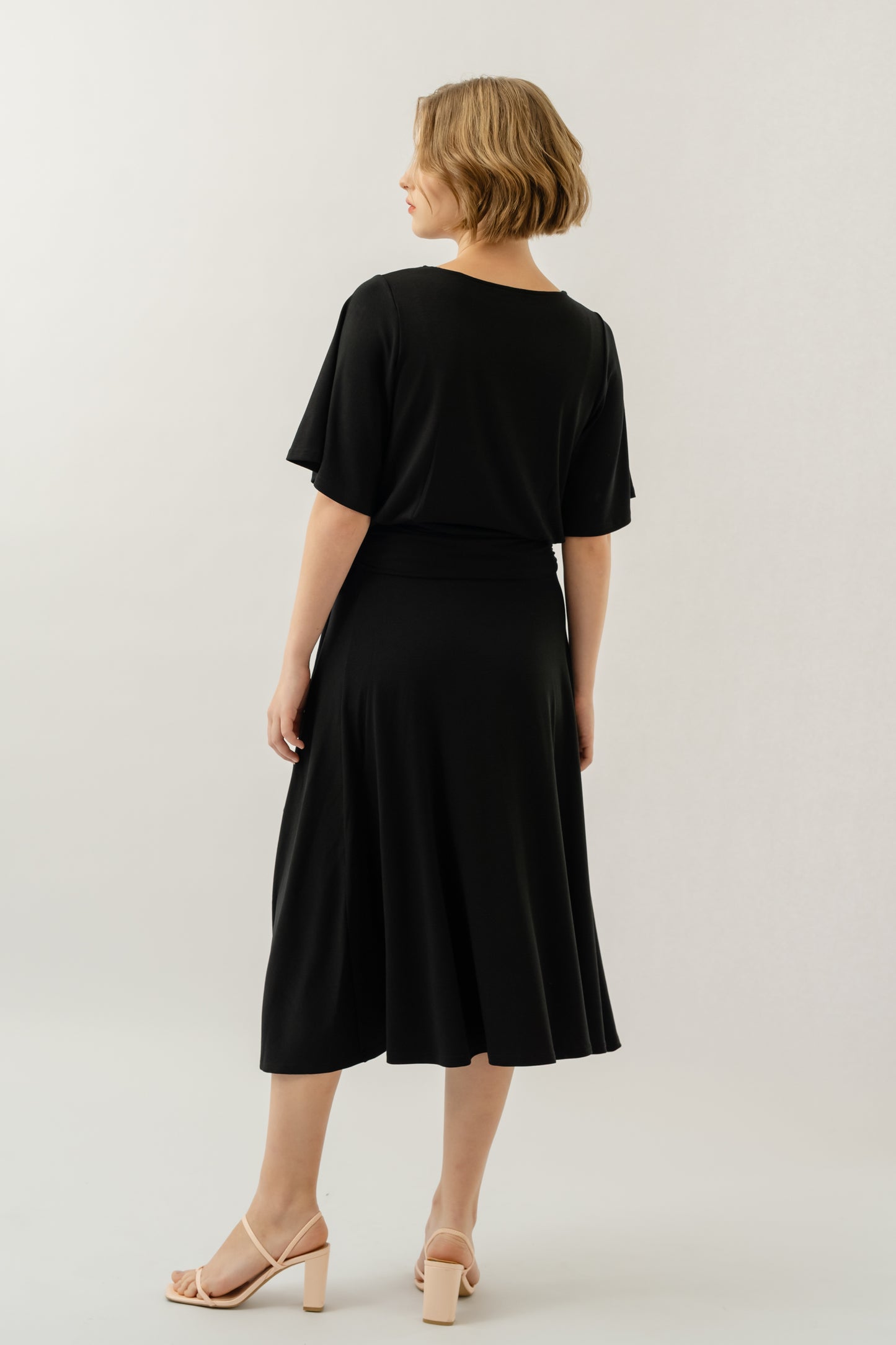 Bamboo Wrap Skirt - Black