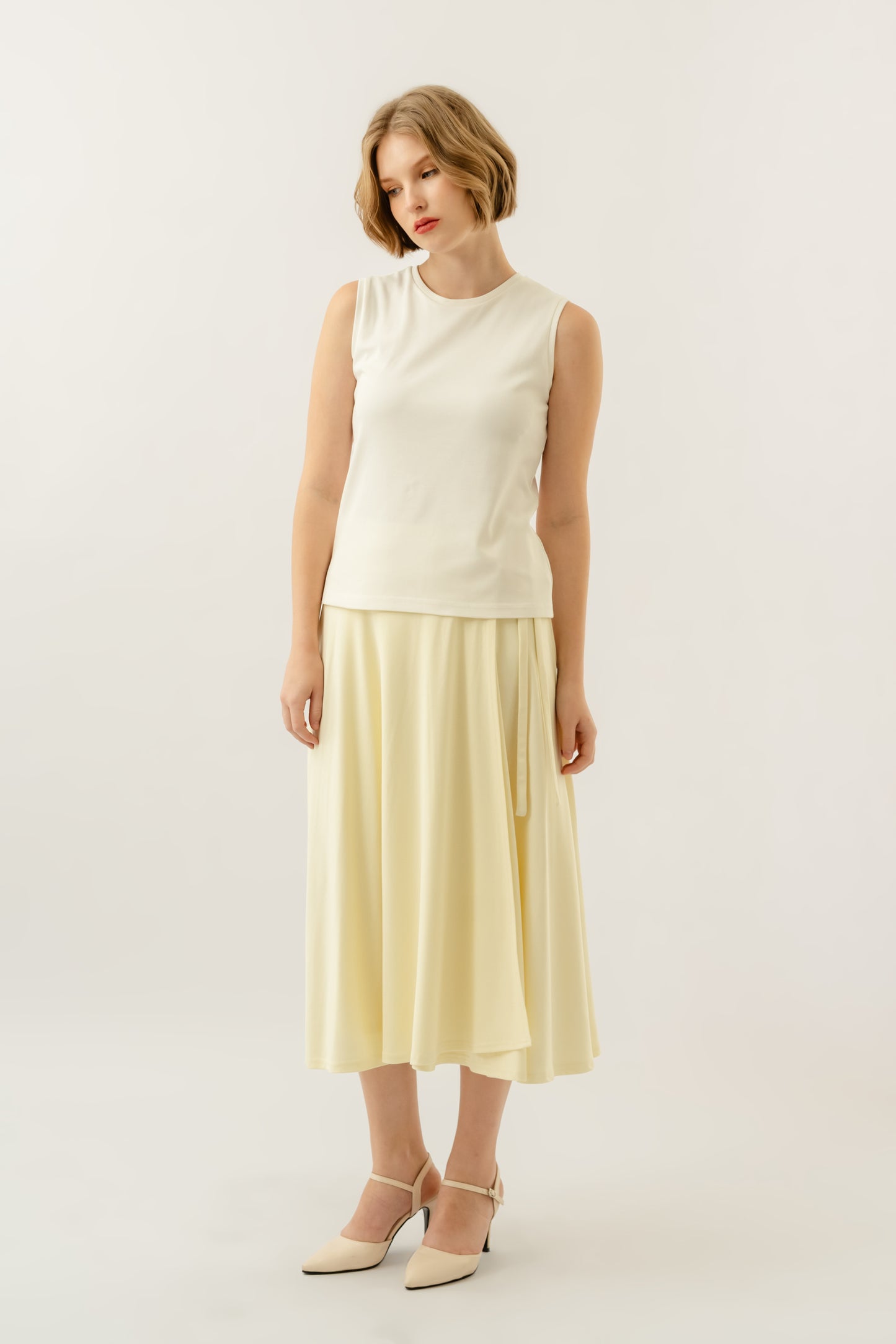 Sleeveless Top - Ivory