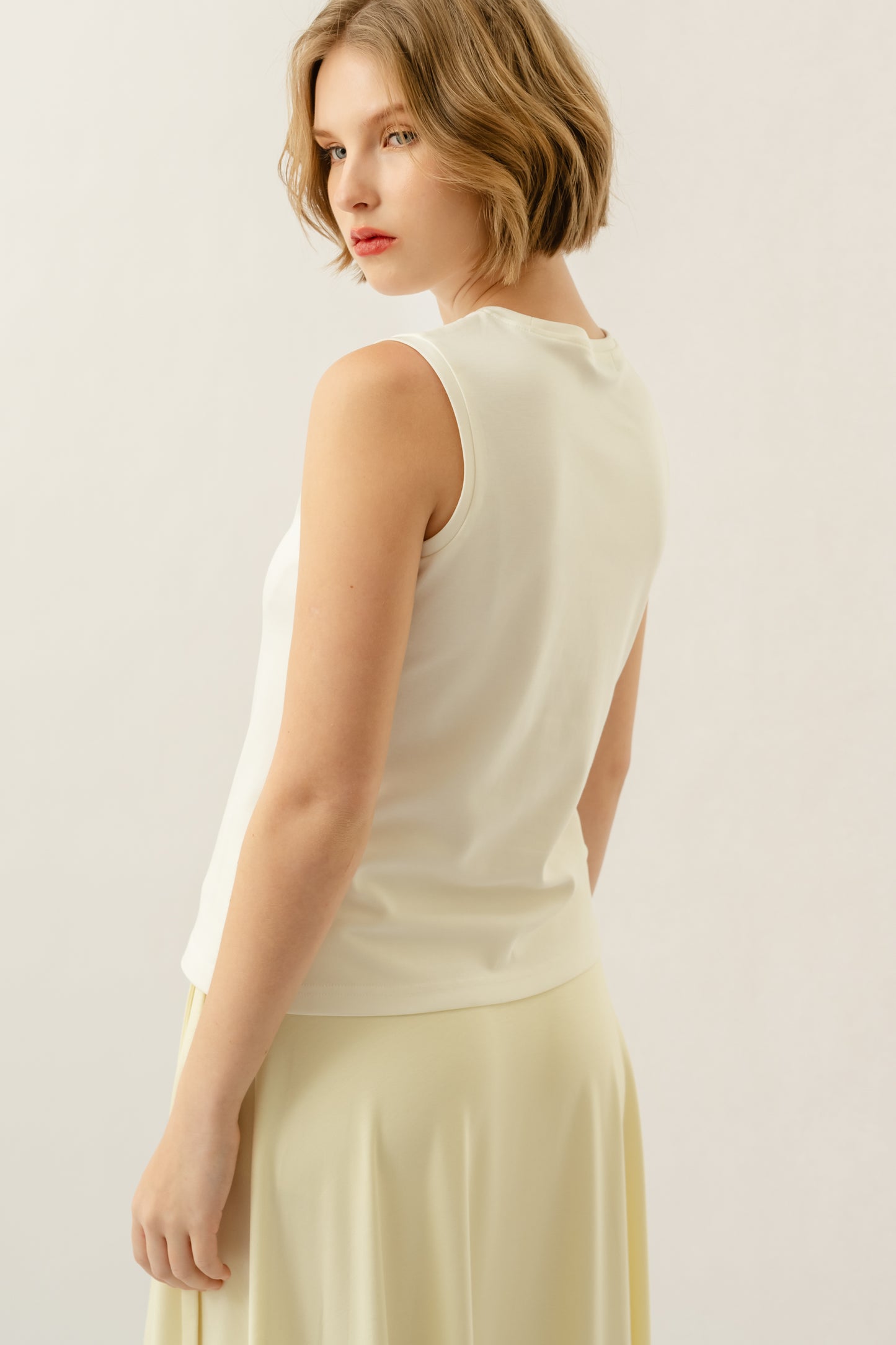 Sleeveless Top - Ivory