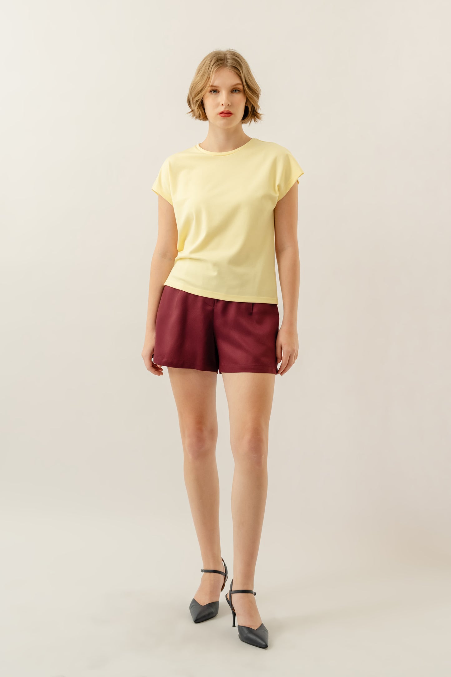 Cap Sleeve Top - Butter