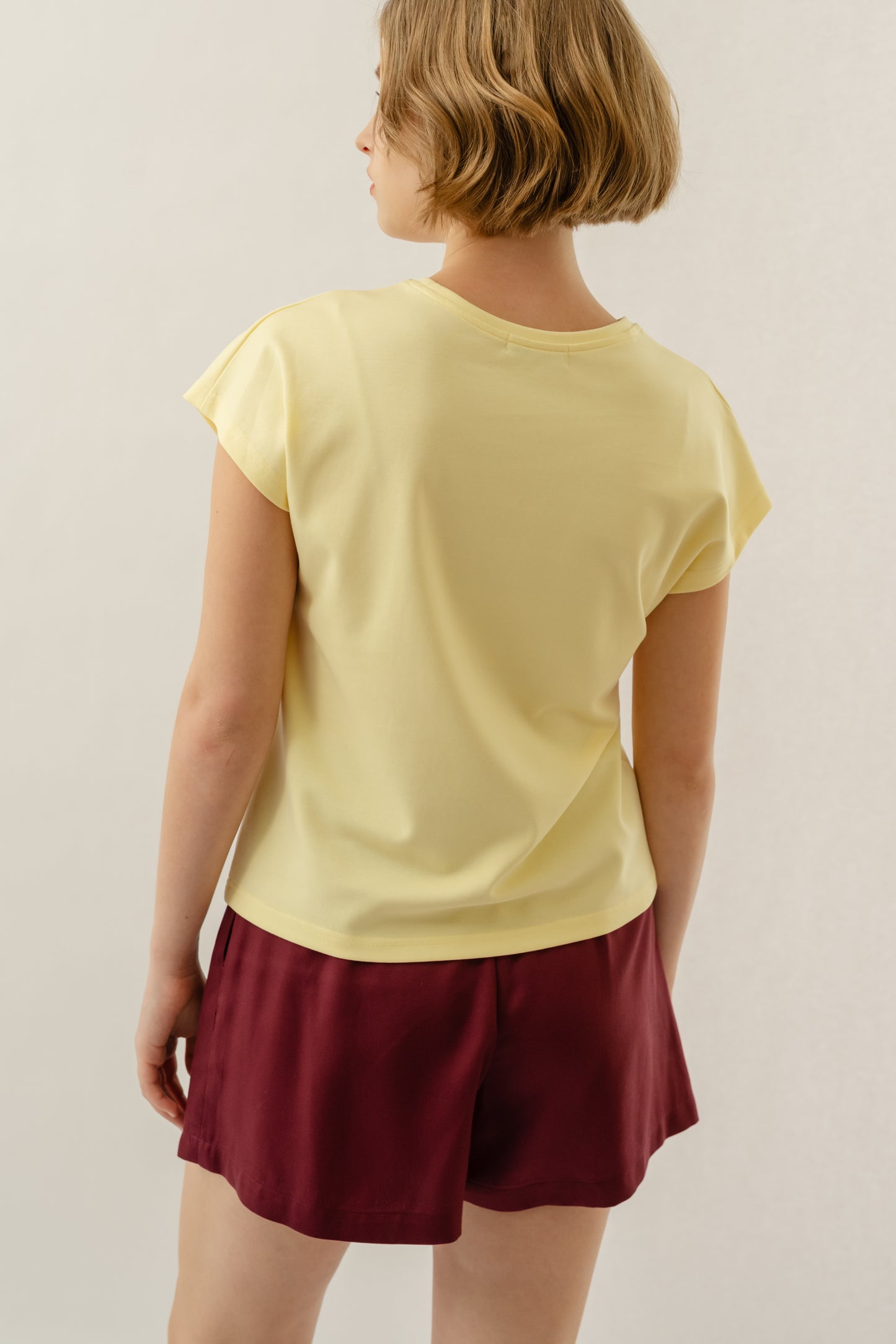 Cap Sleeve Top - Butter