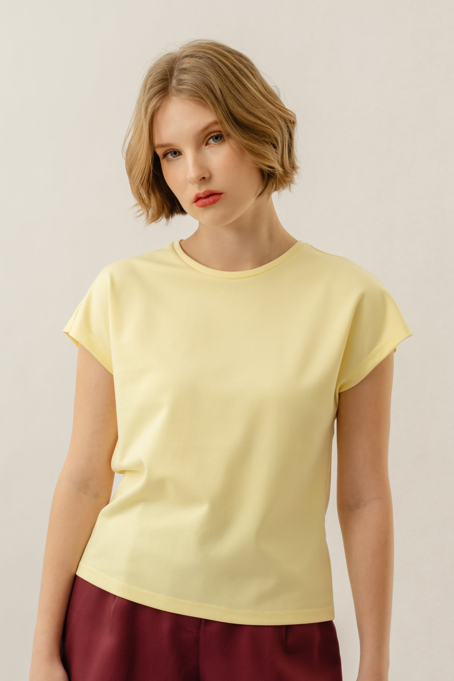 Cap Sleeve Top - Butter