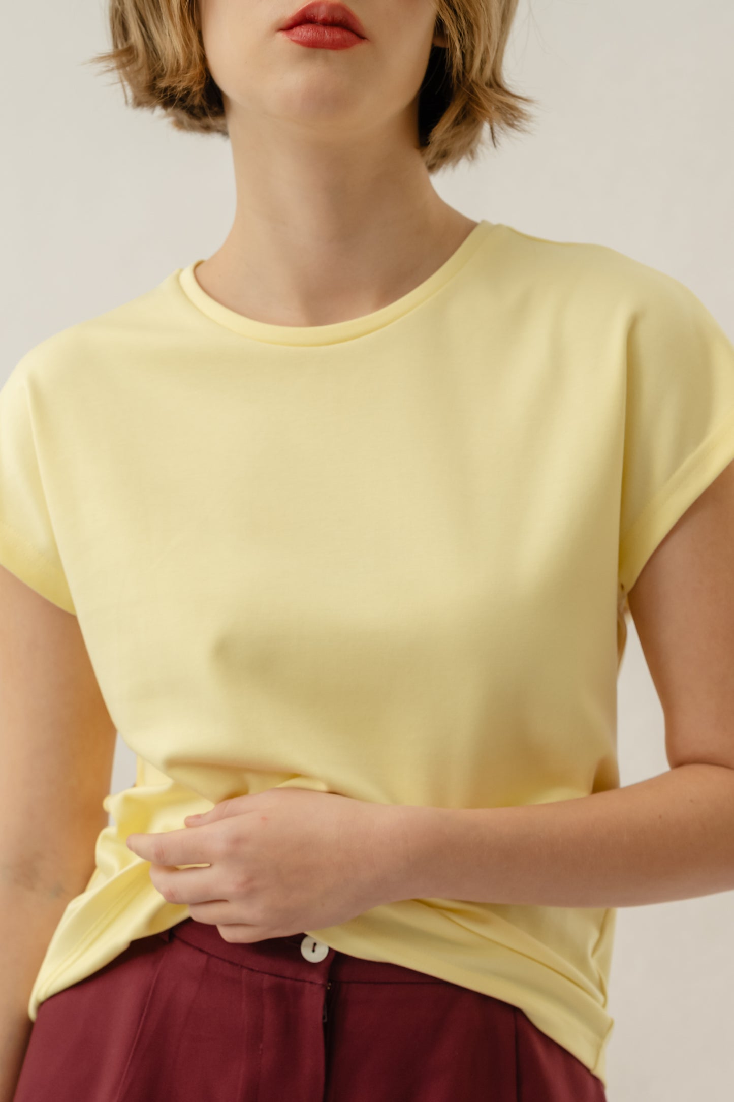 Cap Sleeve Top - Butter