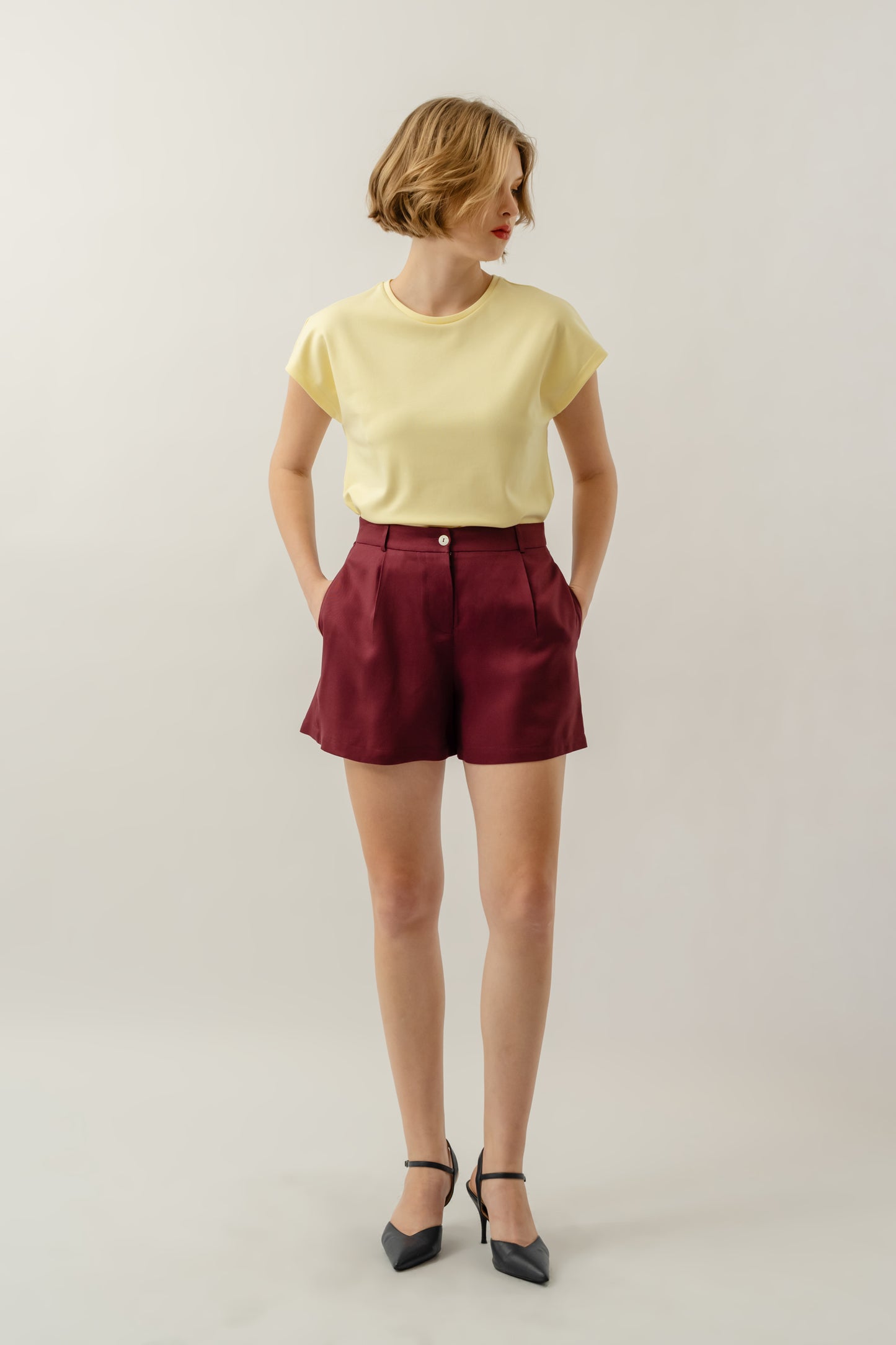 Cap Sleeve Top - Butter