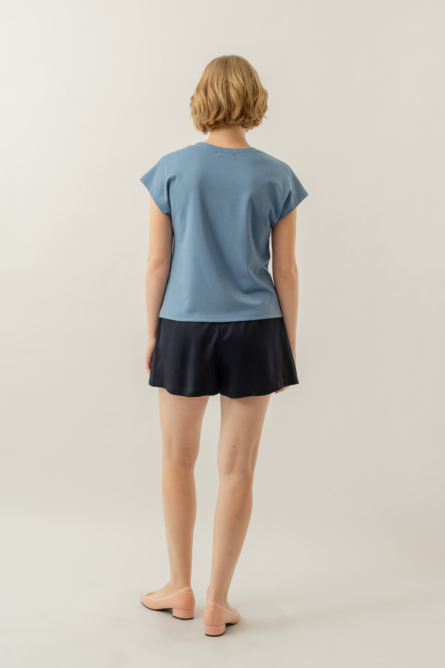 Cap Sleeve Top - Sea