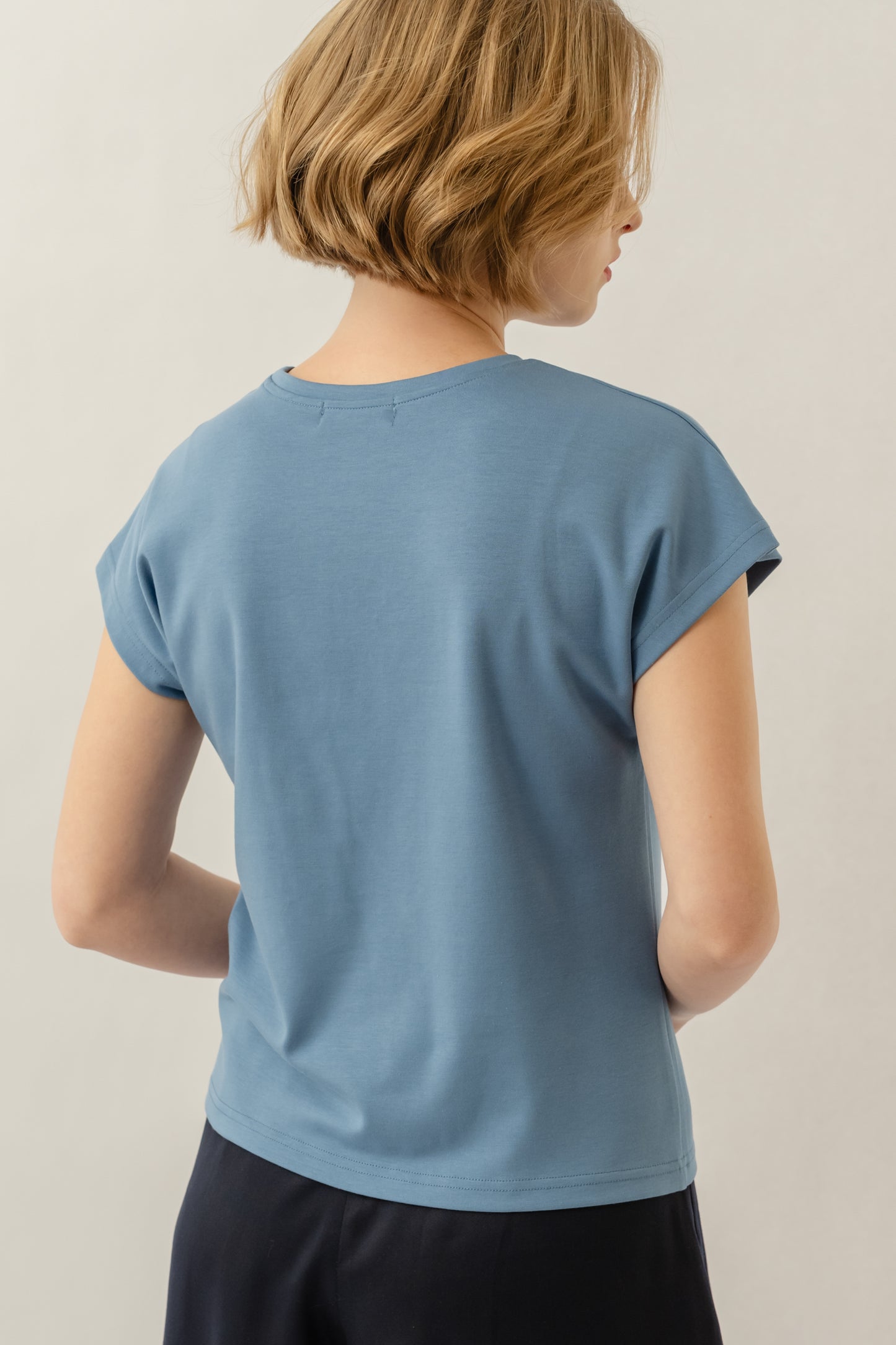 Cap Sleeve Top - Sea