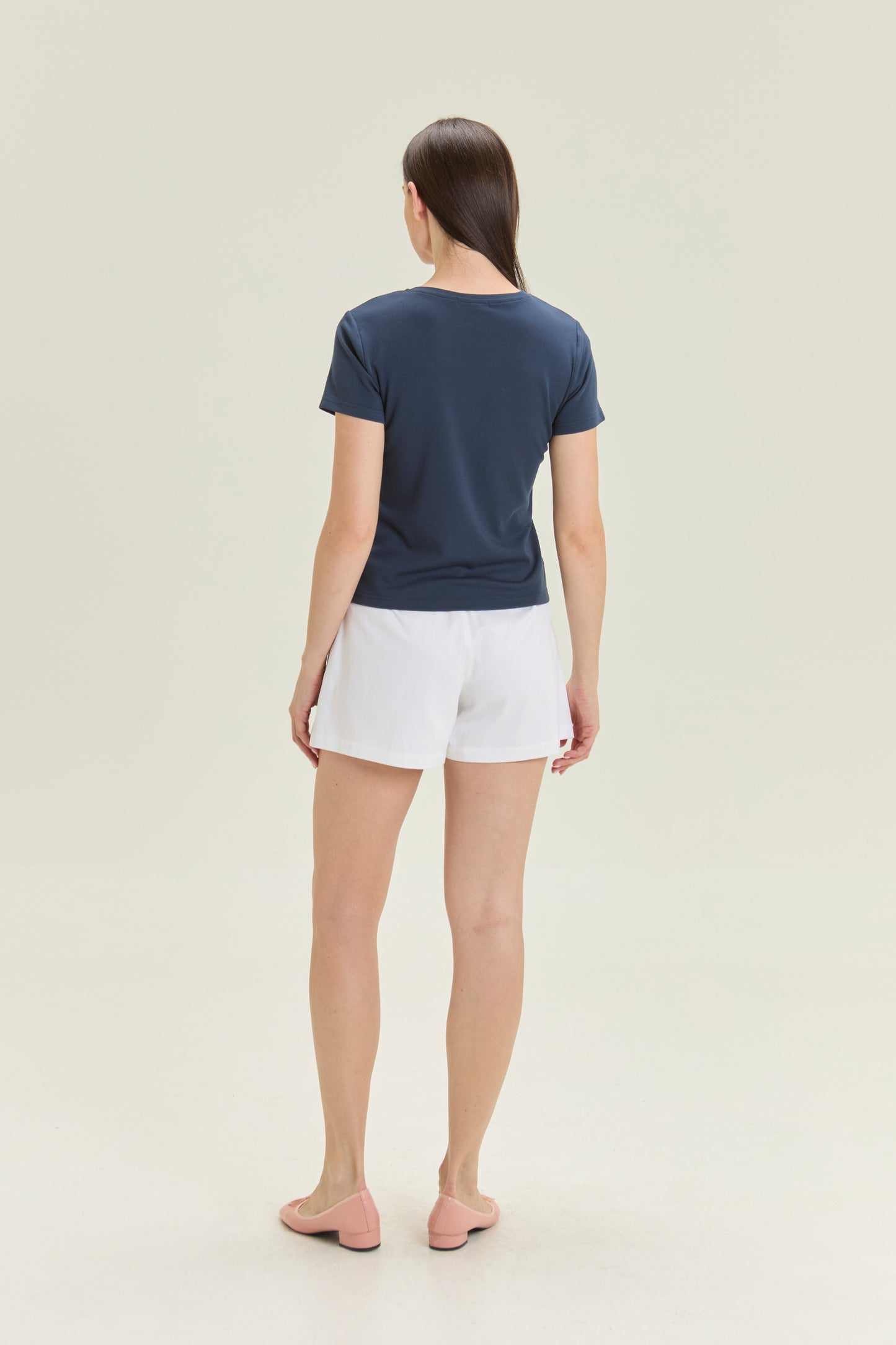 City Tee, Crew Neck - Navy