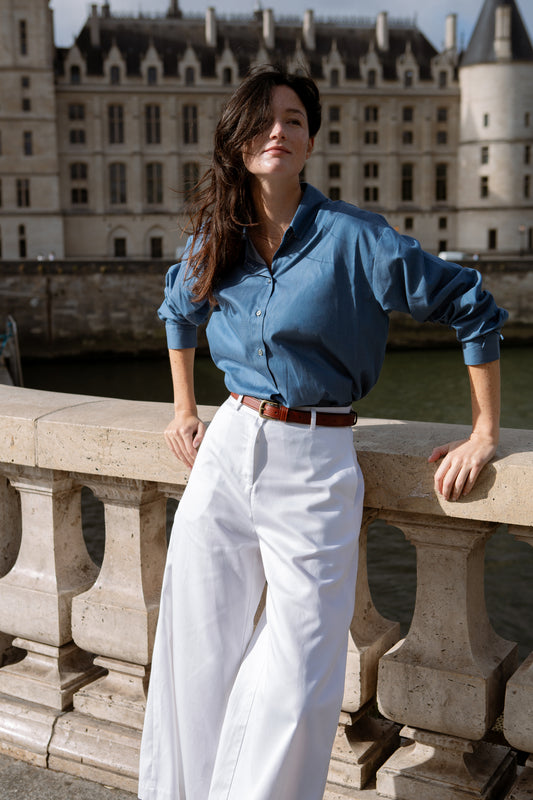 Everyday Shirt in Denim - Light Wash