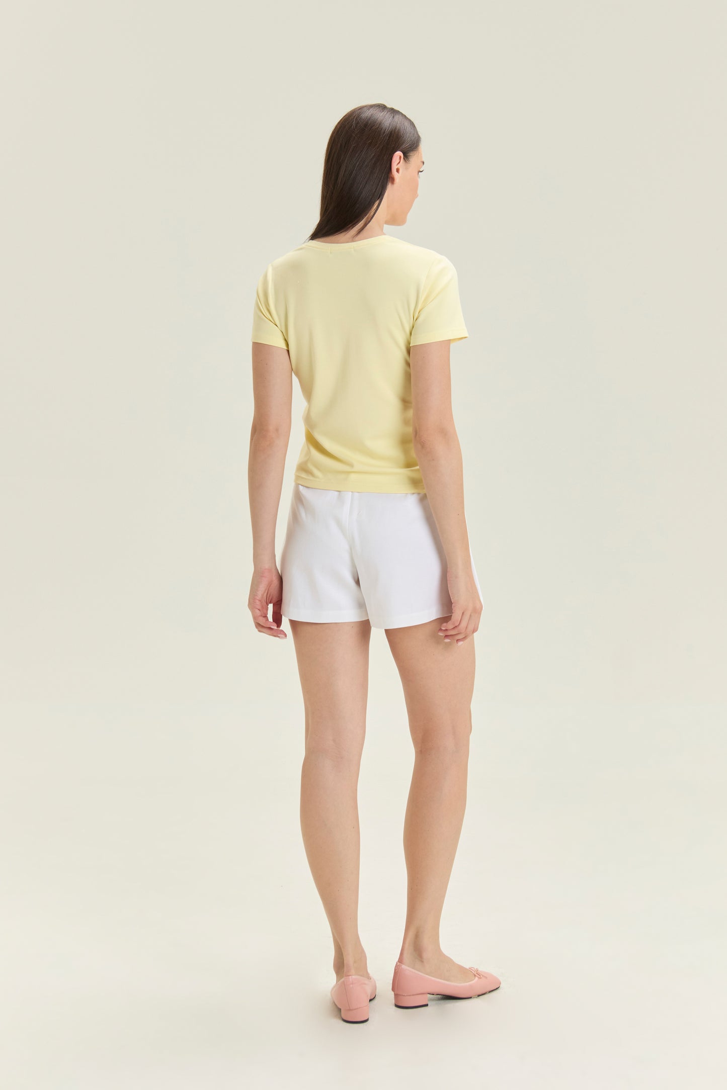 City Tee, Crew Neck - Butter