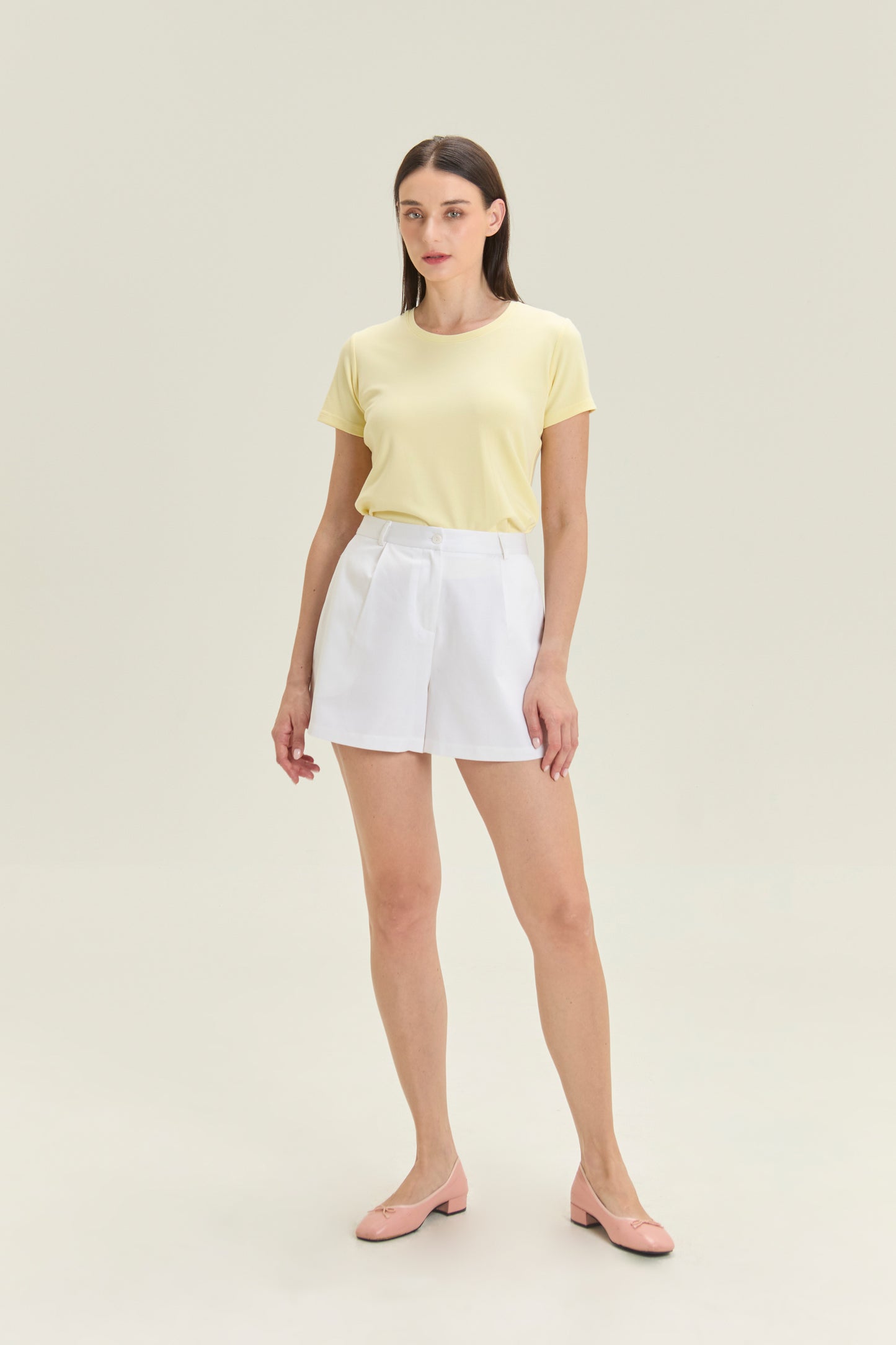 City Tee, Crew Neck - Butter