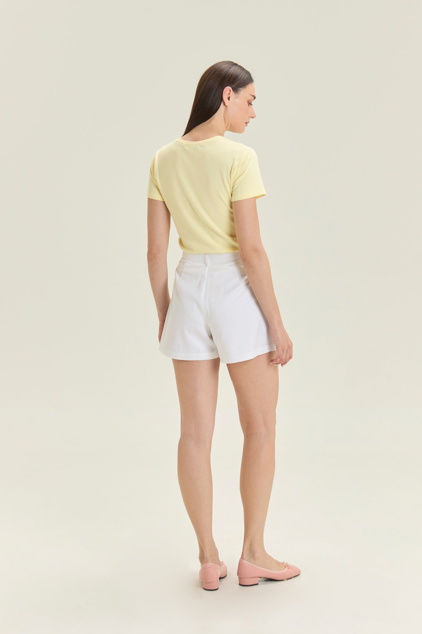 City Tee, Crew Neck - Butter