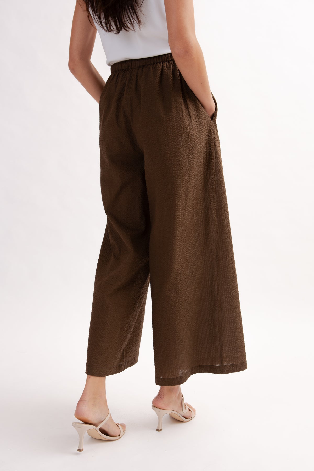 Easy Palazzo Pants - Cocoa