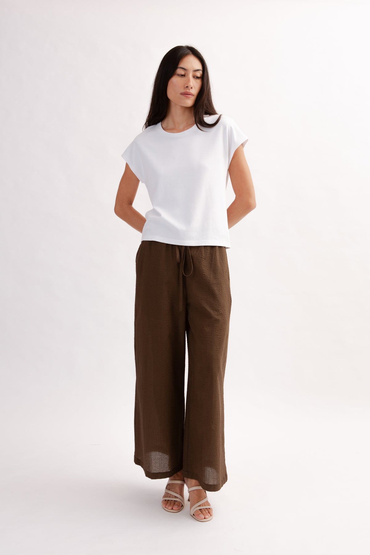 Easy Palazzo Pants - Cocoa