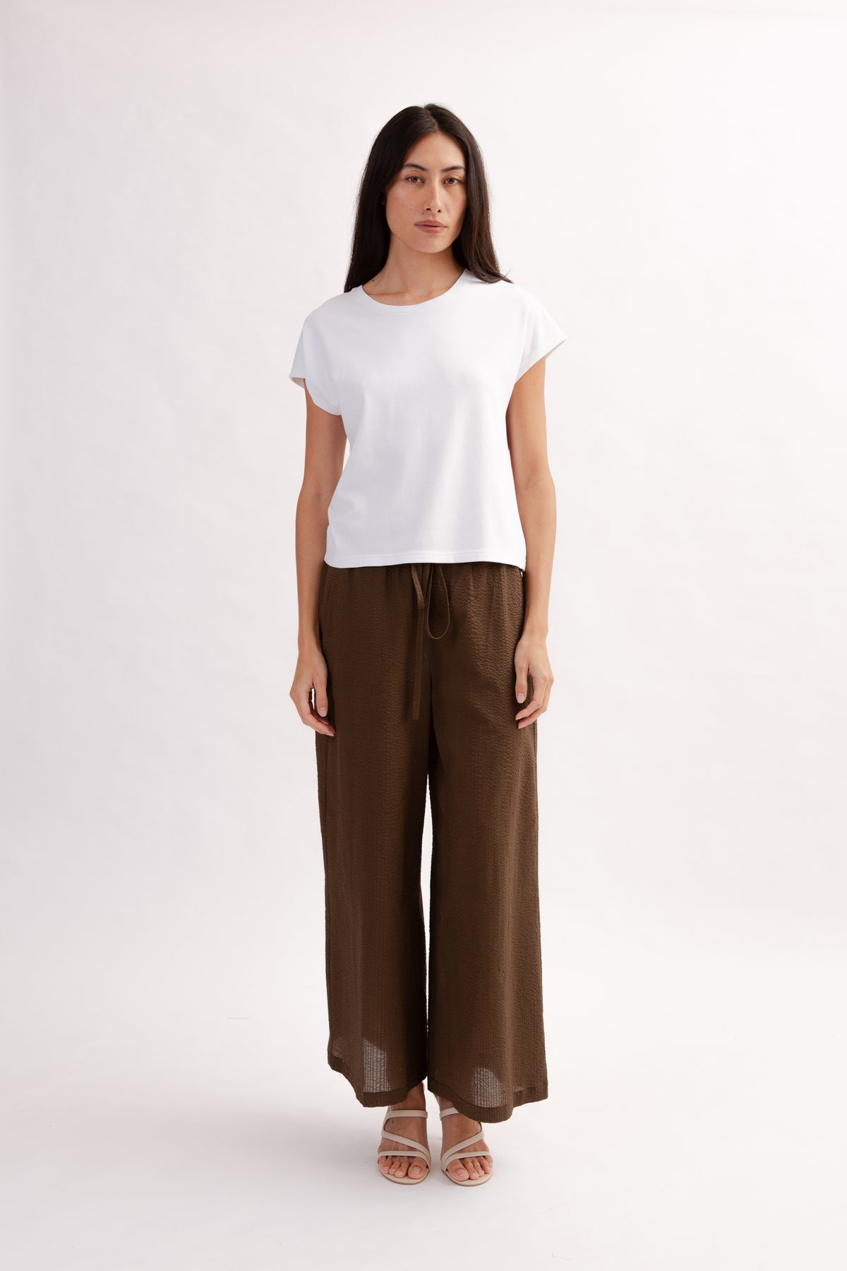 Easy Palazzo Pants - Cocoa