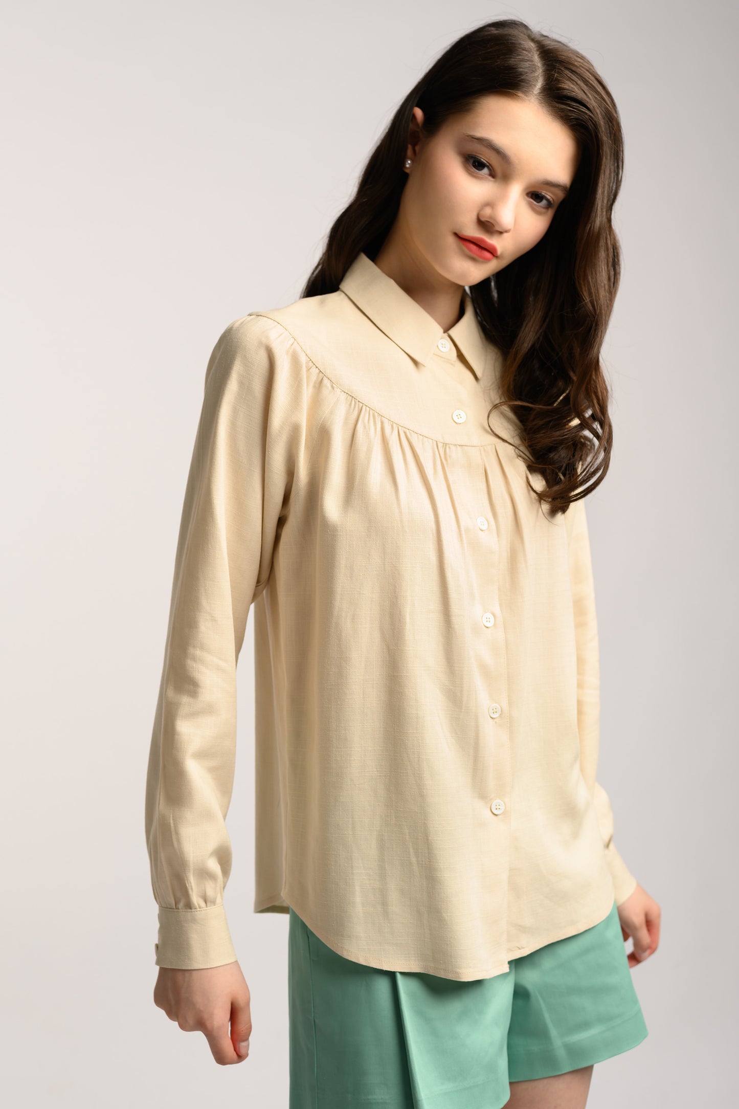 Relaxed Linen Shirt - Ecru