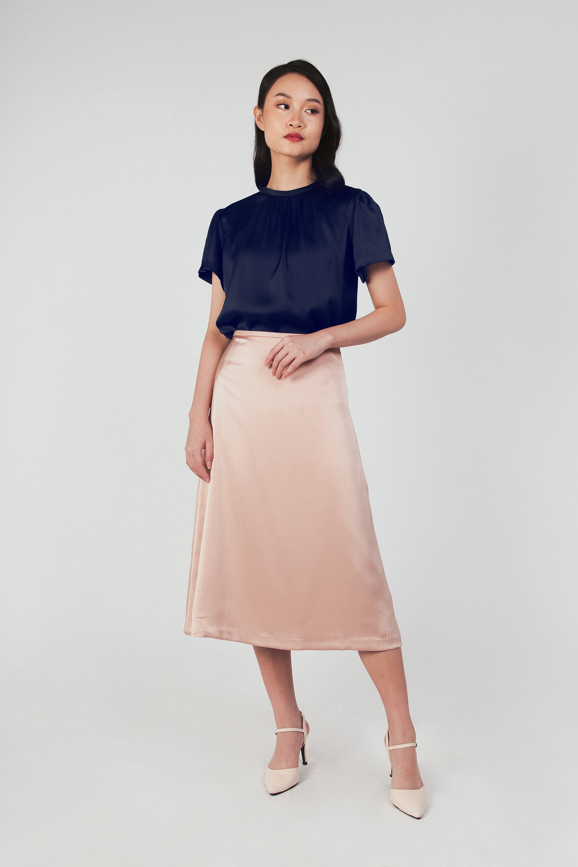 Midi hotsell slip skirt