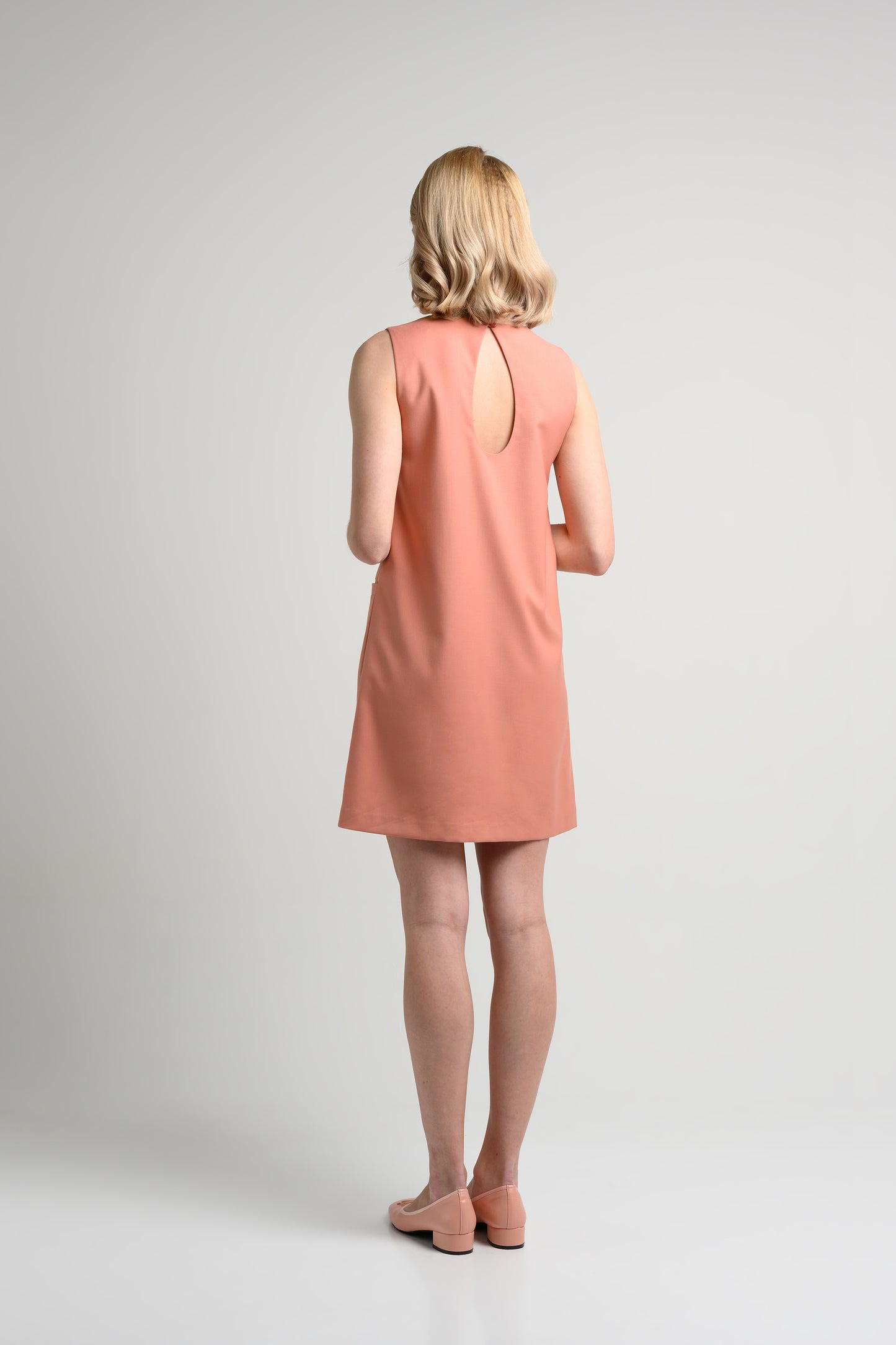 Rosylee Petite Bow Shift Dress - Coral 4